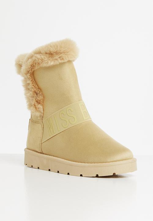 Miss Black - Rae slipper boot - Neutral
