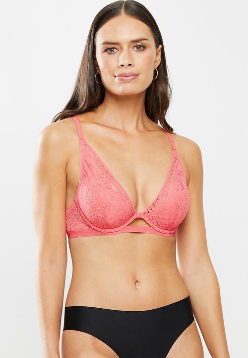 DORINA - Unity light padded plunge - coral