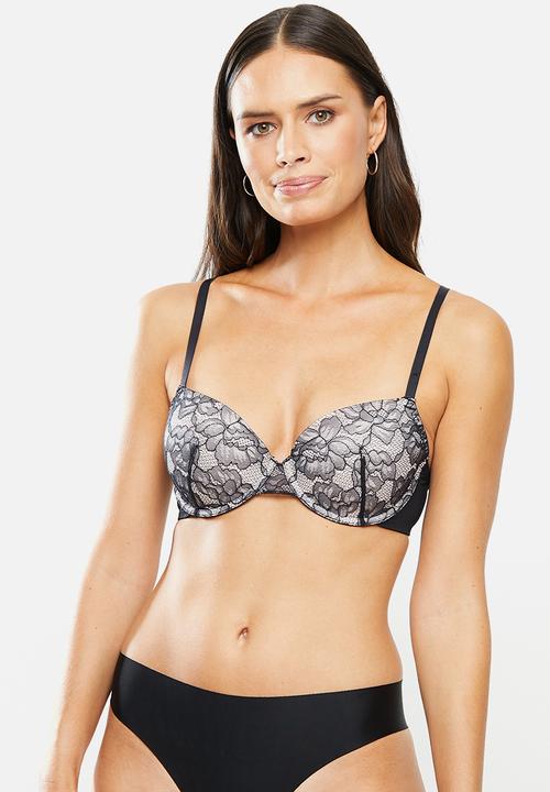 DORINA - Hope 2 pack light padded demi - black
