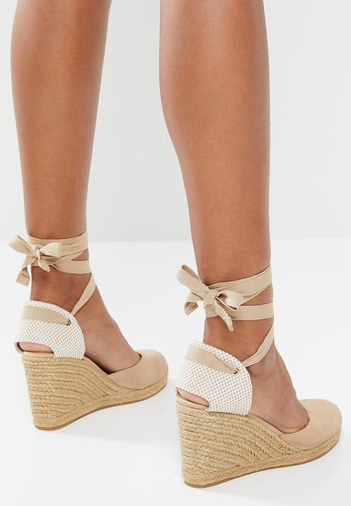 ALDO - Muschett Suede wedge heel - neutral