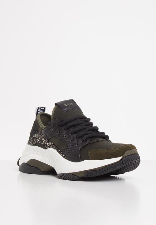 Steve Madden - Ajax sneaker - olive & black 