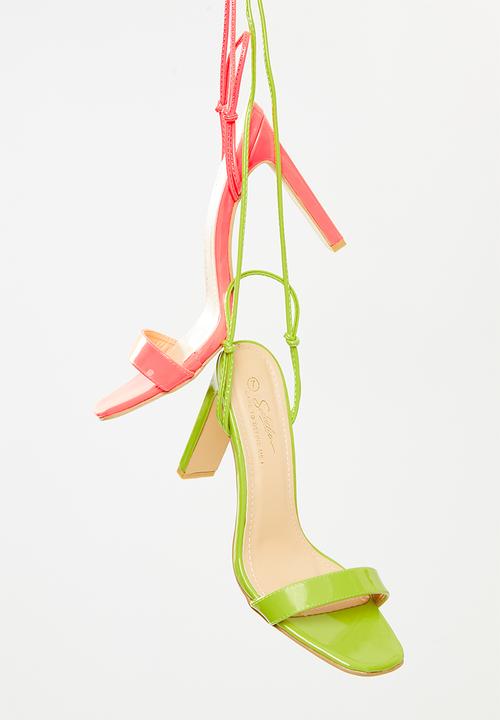 Seduction - Strappy heel - neon pink 