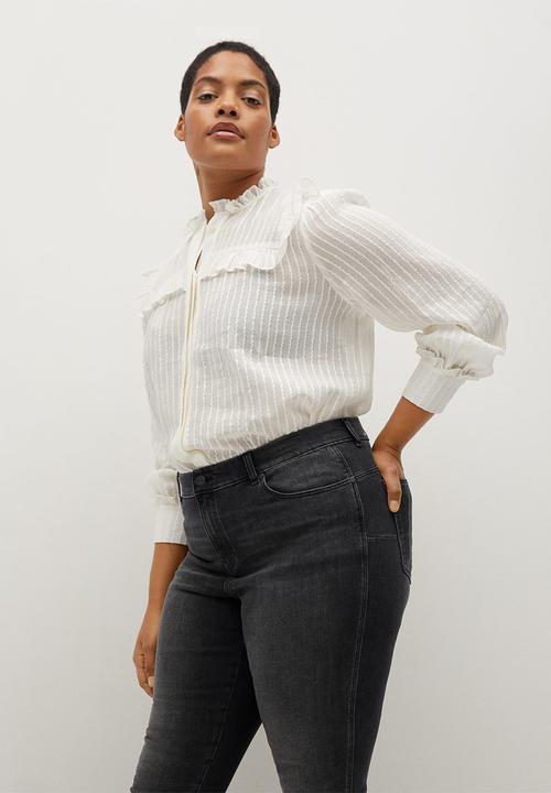 Violeta by Mango - Plus Jeans irene - grey