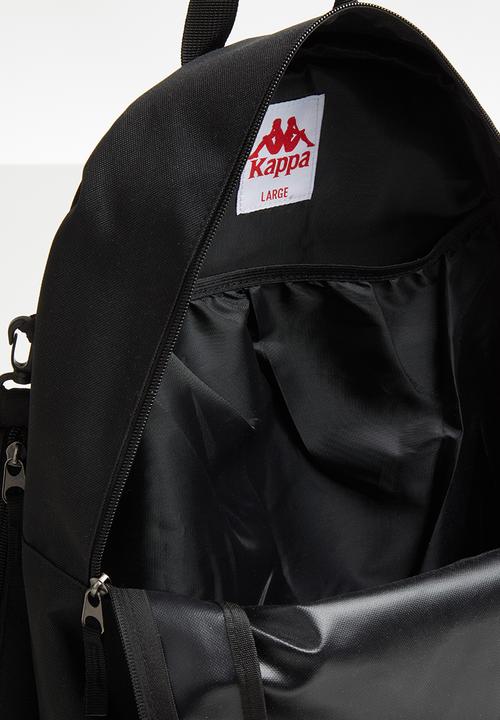 KAPPA - Backpack with pencil bag - black
