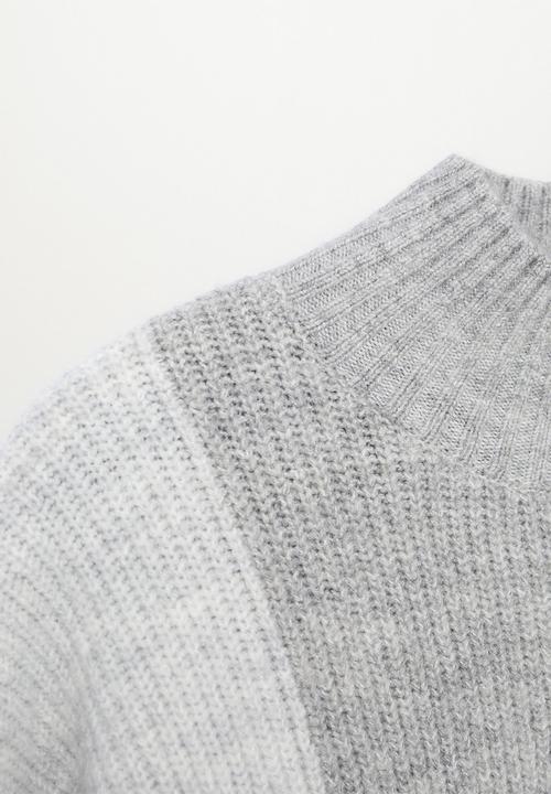 Violeta by Mango - Plus Sweater block - grey