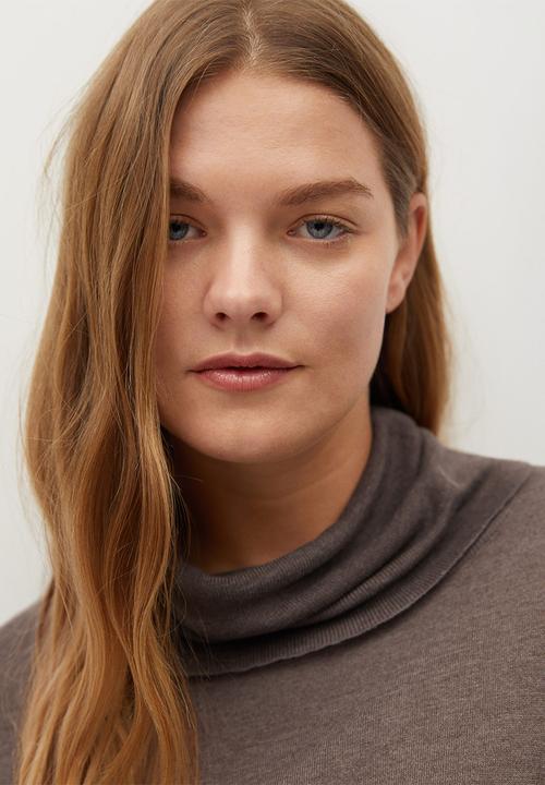 Violeta by Mango - Plus Sweater rosco - brown