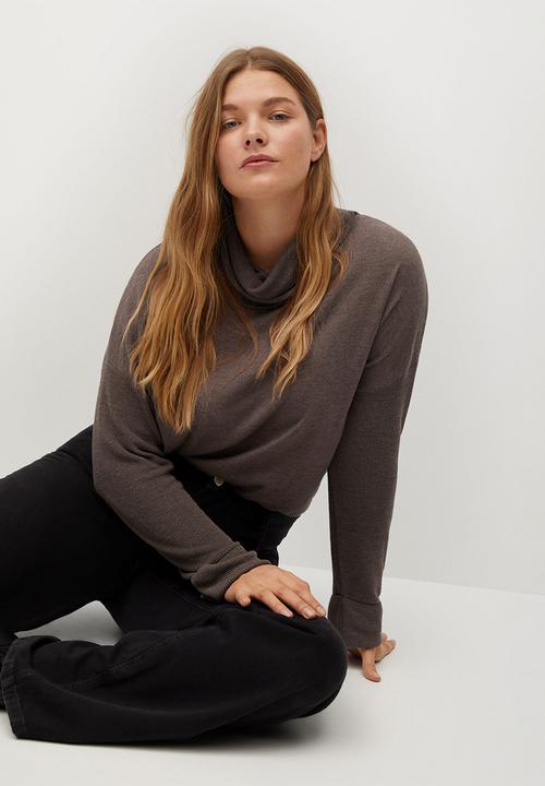 Violeta by Mango - Plus Sweater rosco - brown