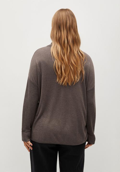 Violeta by Mango - Plus Sweater rosco - brown