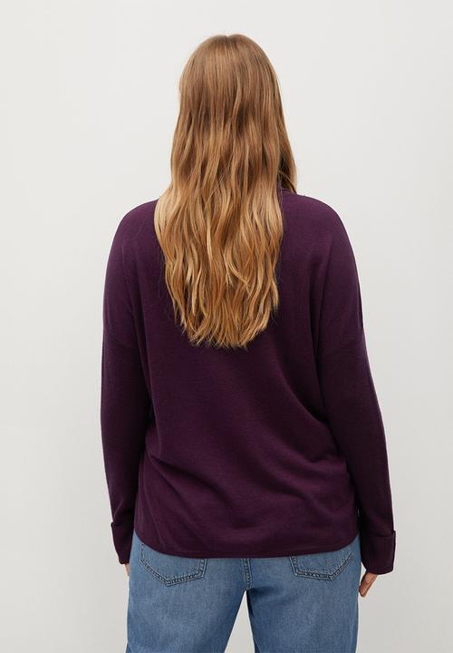 Violeta by Mango - Plus Sweater rosco - purple