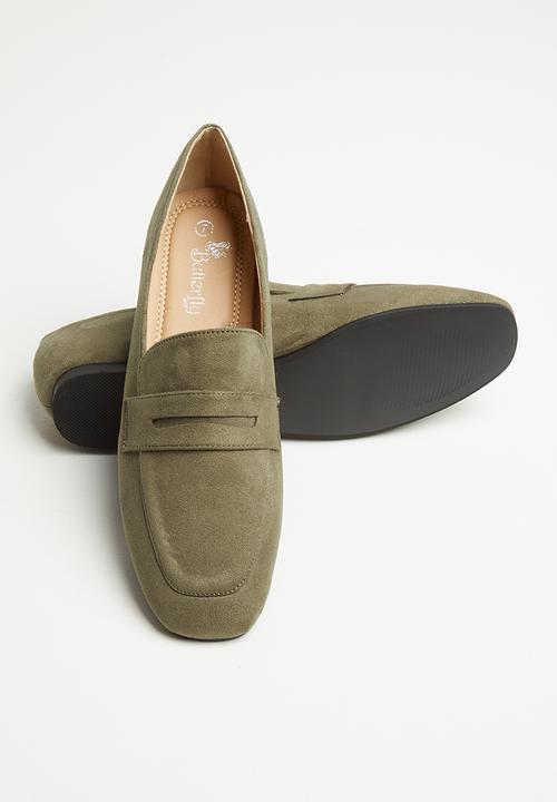 Butterfly Feet - Cola loafer - olive