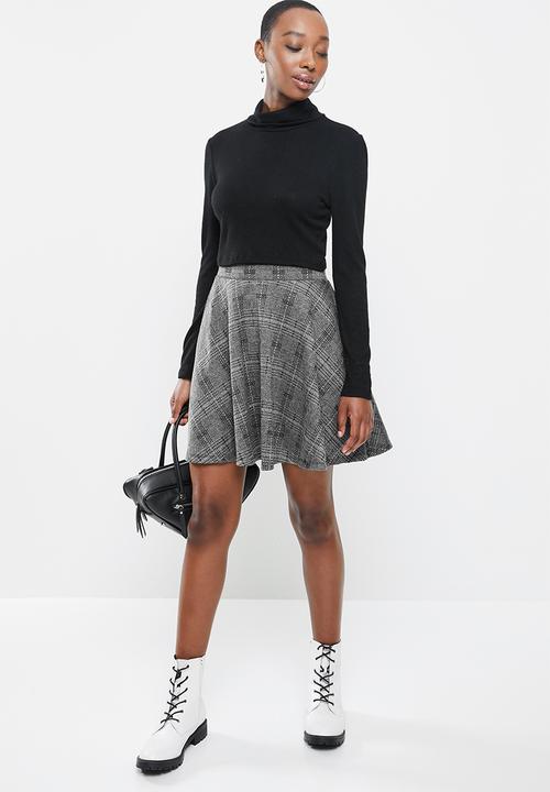 Blake - Flared circle skirt- grey 