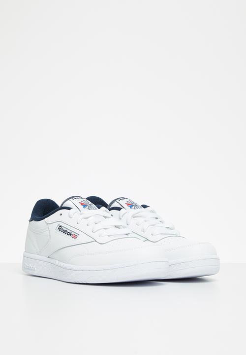 Reebok - Teens club c 85 sneakers - white & vector navy 