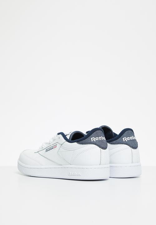 Reebok - Teens club c 85 sneakers - white & vector navy 
