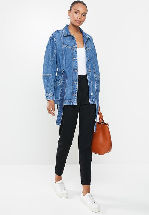 MANGO - Jacket vintage -  blue