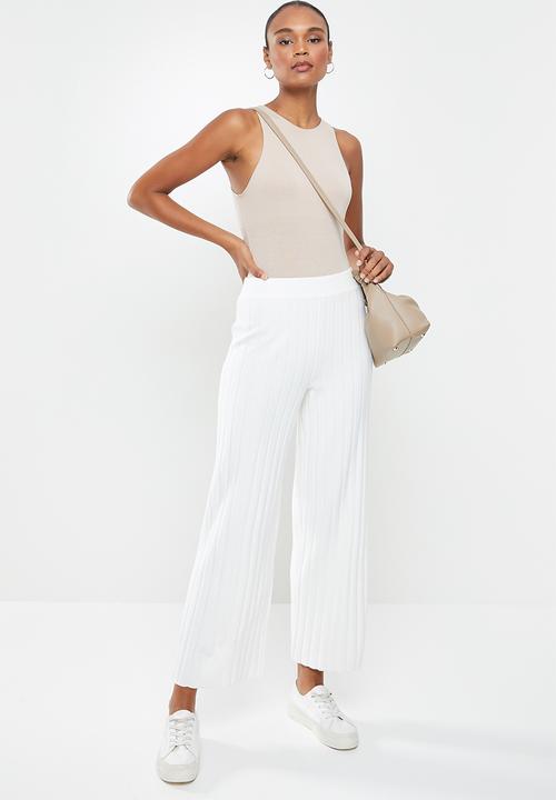 MANGO - Trousers Polo-I - cream