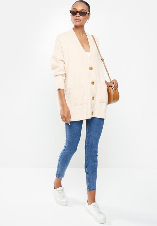 MANGO - Cardigan taldora - light beige