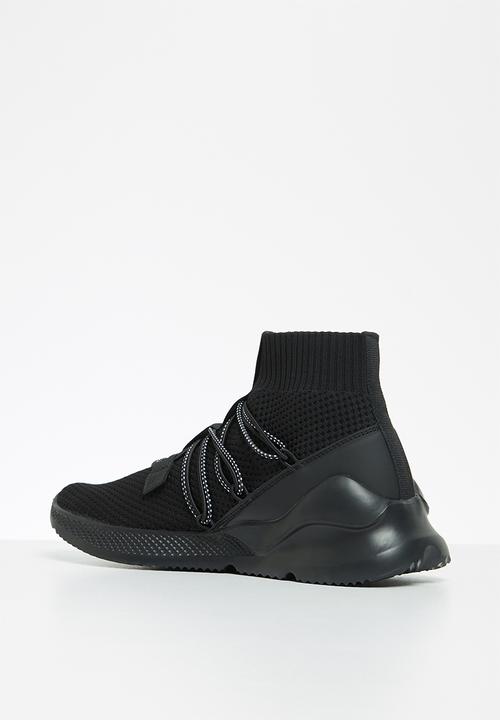 Cotton On - Jarrod knitted sneaker boot - black