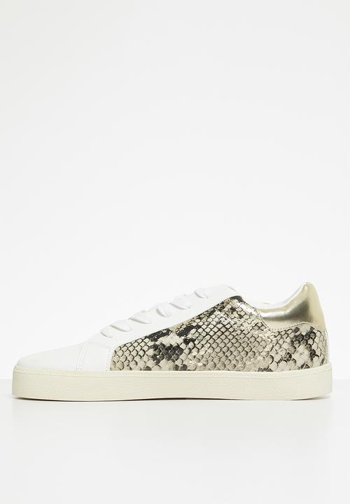 Madden Girl - Larrk sneaker - white & gold 
