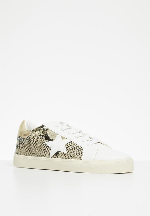 Madden Girl - Larrk sneaker - white & gold 