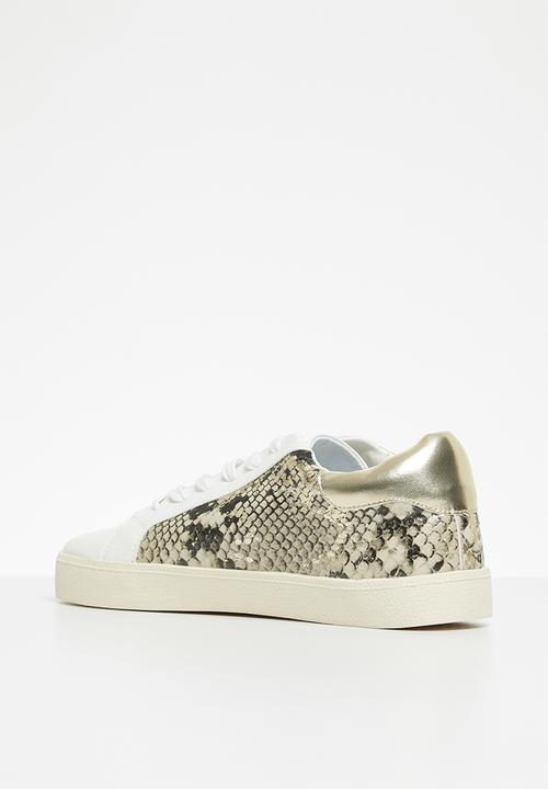 Madden Girl - Larrk sneaker - white & gold 