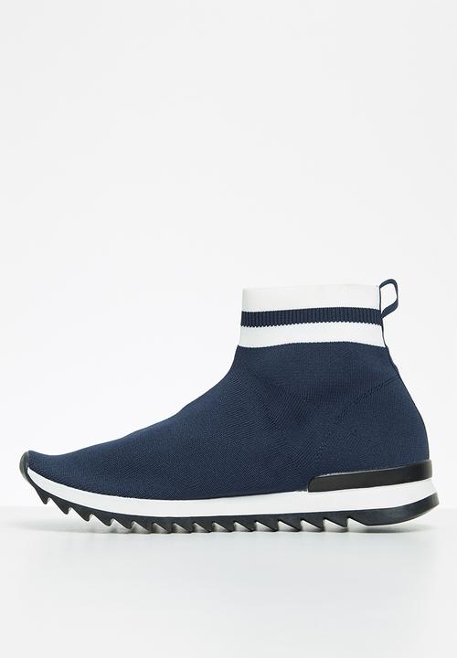 Cotton On - Dresden knitted sneaker boot - navy
