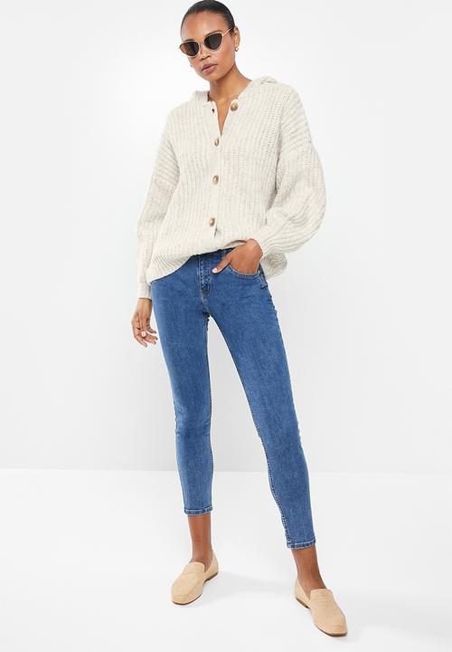 MANGO - Cardigan capuchino - natural