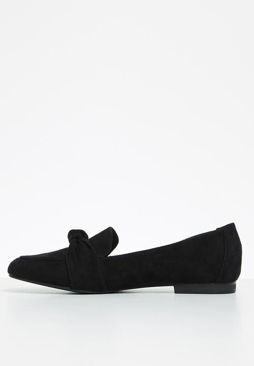 edit - Gabi knot loafer - black