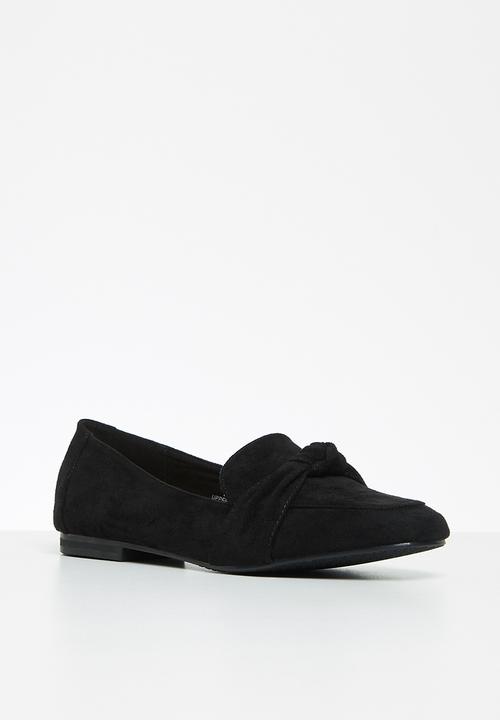 edit - Gabi knot loafer - black