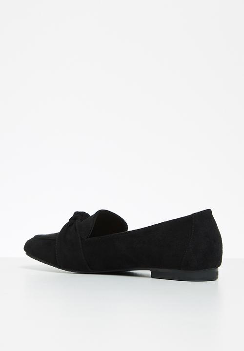 edit - Gabi knot loafer - black