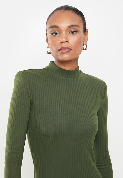 MANGO - Dress rosario - green