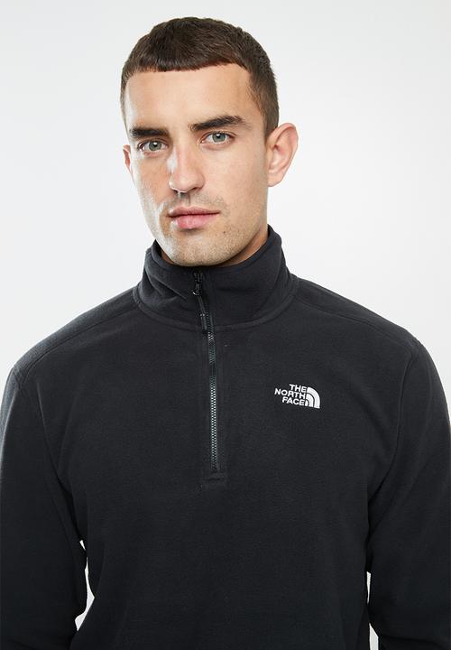 The North Face - 100 Glacier 1/4 zip - black