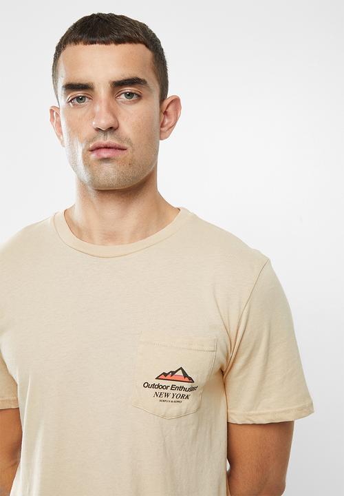 Cotton On - Tbar souvenir T-shirt - pearl