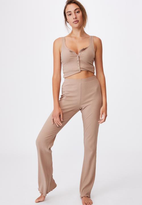 Cotton On - Button down bed top - brown 