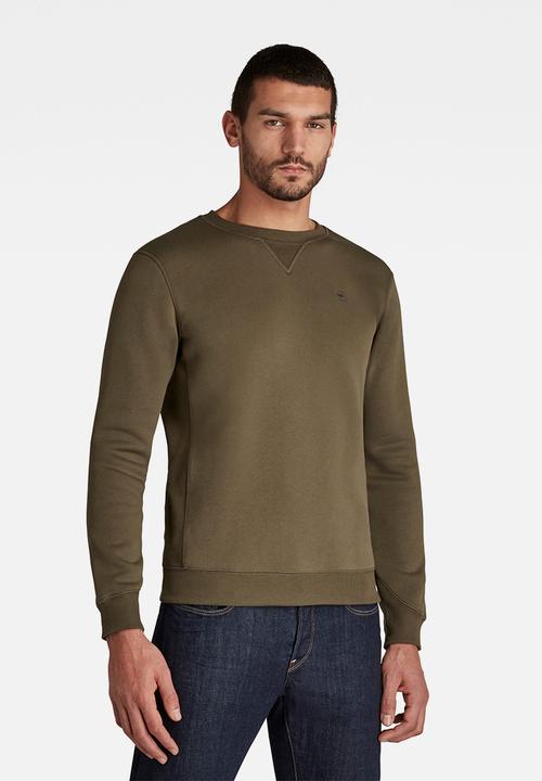 G-STAR - Premium core r l\s sweat - combat