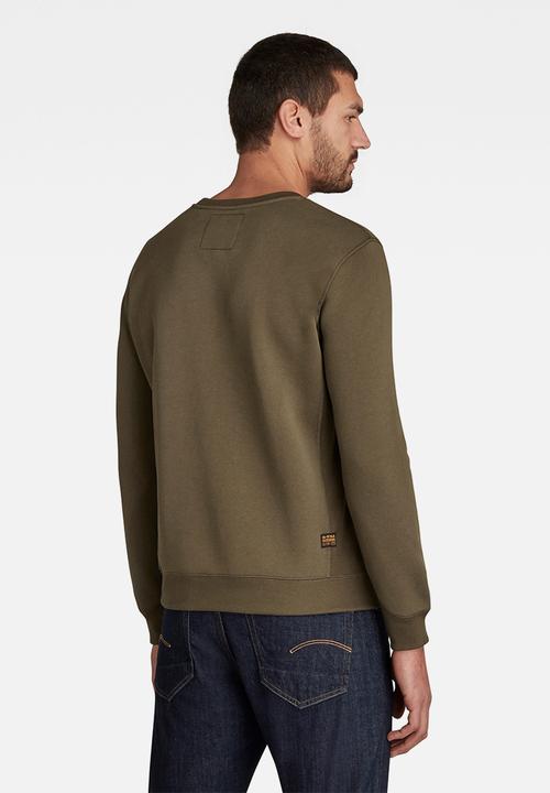 G-STAR - Premium core r l\s sweat - combat