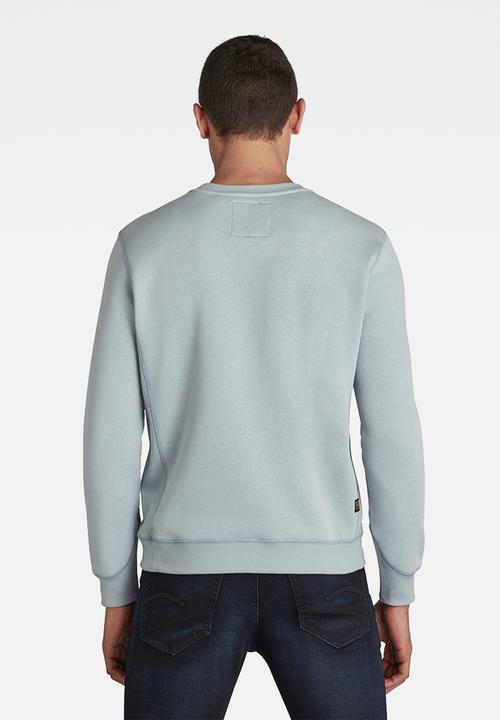 G-STAR - Premium core r l\s sweat - faze blue
