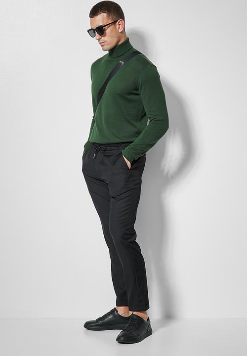 Superbalist - Basic roll neck slim fit knit - green