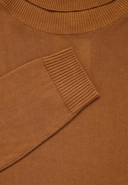 Superbalist - Basic roll neck slim fit knit - tobacco