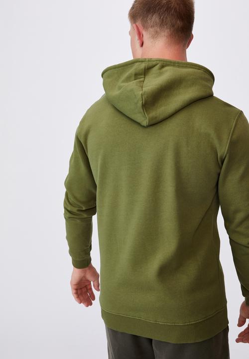 Cotton On - Essential fleece pullover - olive