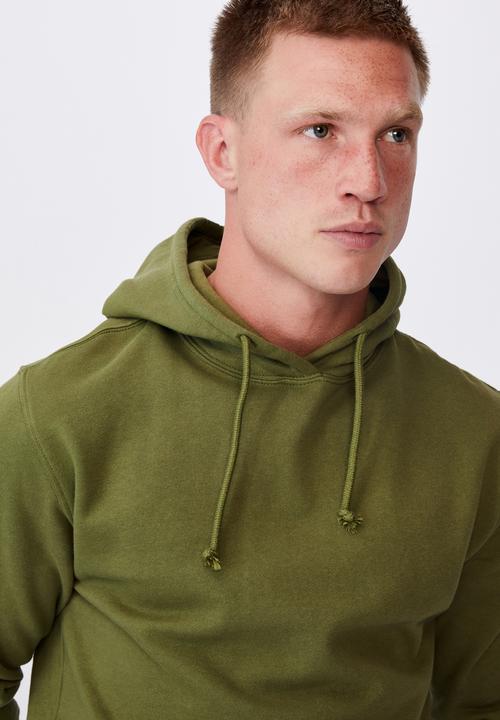 Cotton On - Essential fleece pullover - olive