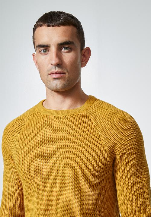 Superbalist - Raglan textured knit - mustard