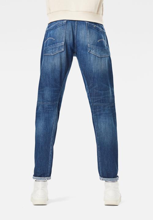 G-STAR - Scutar 3d slim tapered c melfort denim o - faded crystal lake