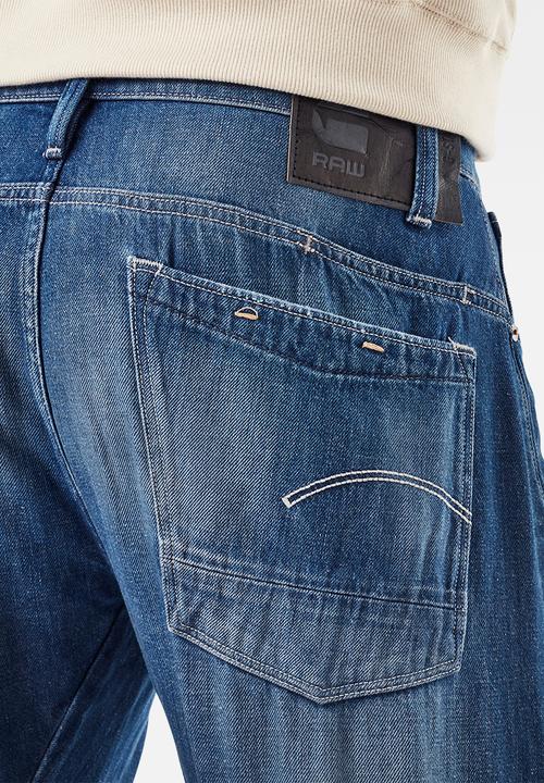 G-STAR - Scutar 3d slim tapered c melfort denim o - faded crystal lake