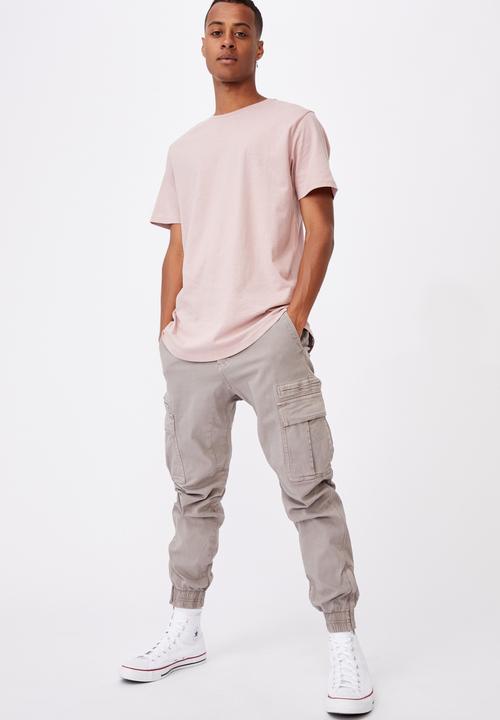 Cotton On - Essential longline scoop T-shirt - dirty pink