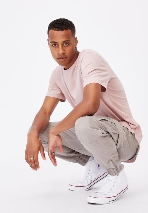 Cotton On - Essential longline scoop T-shirt - dirty pink