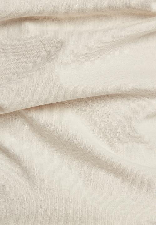 G-STAR - Flock badge graphic r s\s tee - whitebait