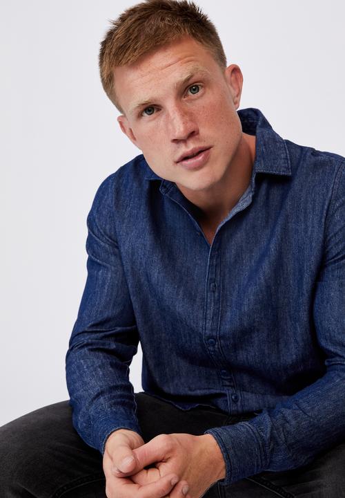Cotton On - Fitzroy denim shirt - indigo