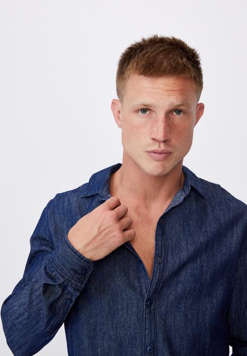 Cotton On - Fitzroy denim shirt - indigo