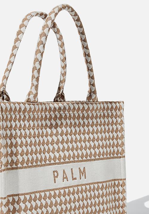 Rubi - Weekender tote bag - neutral & white 