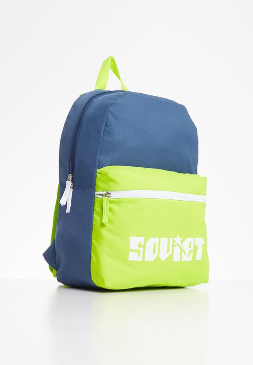 SOVIET - Salah backpack - green & blue